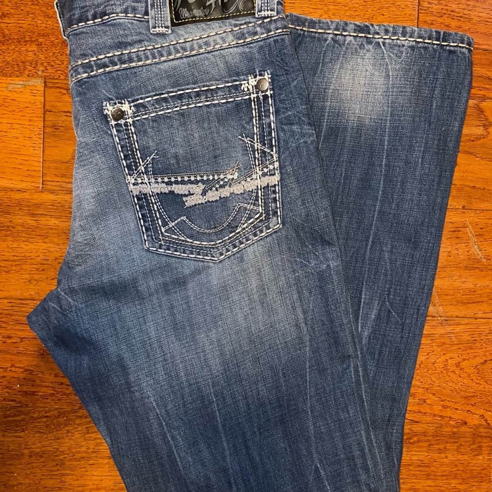 Rock47 Denim by Wrangler Classic Blue Bootcut Jeans